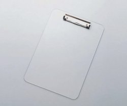 ASPURE Clipboard, transparent | Dimensions mm : 228 x 334